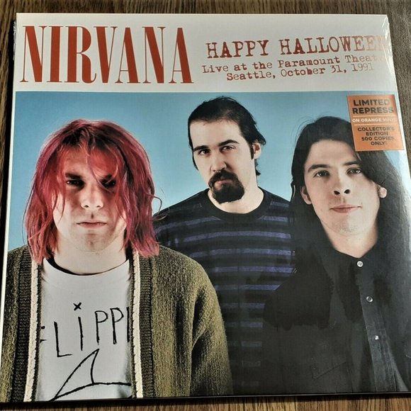 Nirvana Happy Halloween LP ~ Ltd Ed Colored Vinyl (Orange) ~ New/Sealed! - Picture 2 of 2